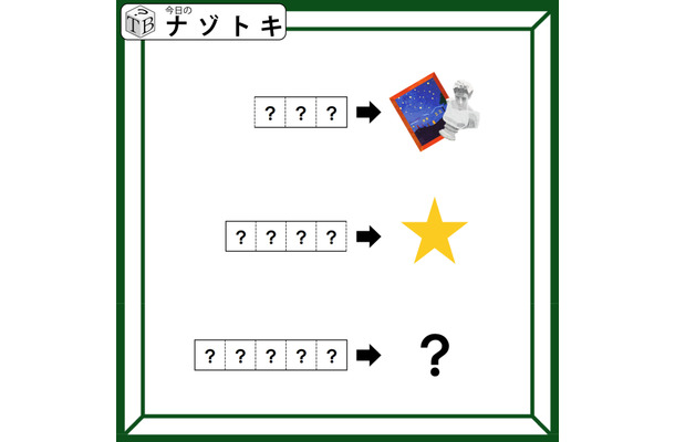 クイズです！「あらわす5文字の言葉はなに？」枠の点線と線の理由を考えよう【難易度LV３.・中辛】
