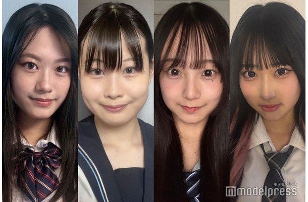 「女子高生ミスコン2025」関西エリア暫定上位4人