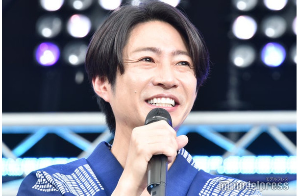 ドラマ「『大追跡～警視庁SSBC強行犯係～』いよいよ今晩6話放送！キャスト大集合！夏の大感謝祭」に出席した相葉雅紀（C）モデルプレス