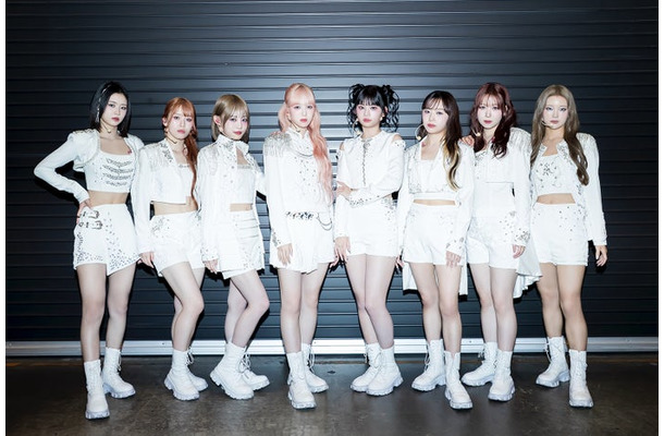 ME:I／（左から）KOKONA、AYANE、SHIZUKU、SUZU、RINON、KEIKO、MOMONA、MIU（C）LAPONE GIRLS