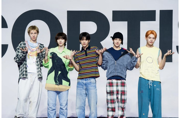 CORTIS（コルティス）／（左から）MARTIN（マーティン）、JUHOON（ジュフン）、KEONHO（ゴンホ）、SEONGHYEON（ソンヒョン）、JAMES（ジェームス）（P）＆（C）BIGHIT MUSIC