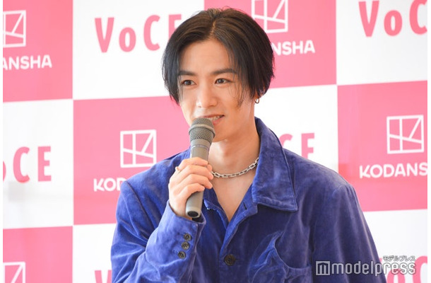 「VOCE」アンバサダー就任記念発表会に参加した川村壱馬（C）モデルプレス