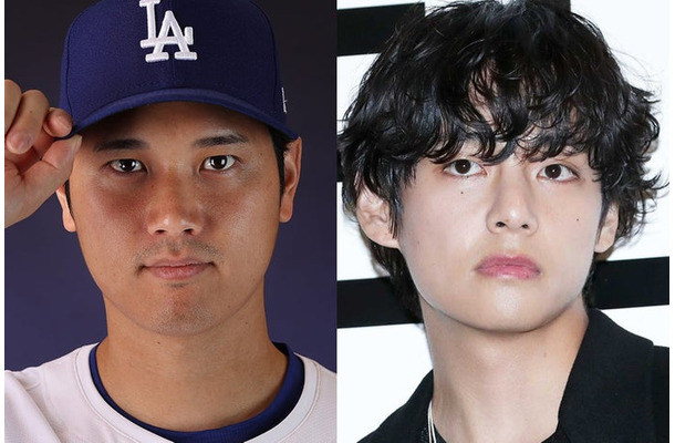 V、大谷翔平選手／Photo by Getty Images