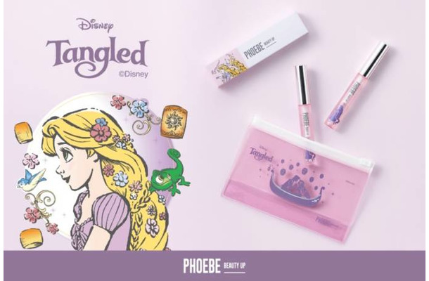 PHOEBE BEAUTY UP、「まつ毛美容液」にラプンツェルが描かれたディズニー限定デザインが登場！