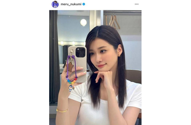 めるる、落ち着いた雰囲気の大人っぽSHOTに「あまりにも美しい」「どんどん綺麗になってますね」の声