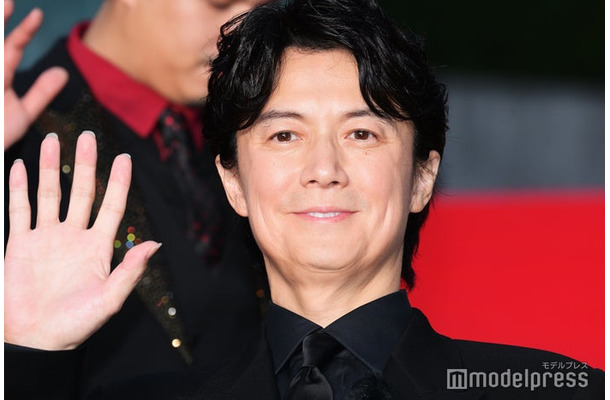 「ブラック・ショーマン」レッドカーペットイベント＆完成披露試写会舞台挨拶に出席した福山雅治（C）モデルプレス