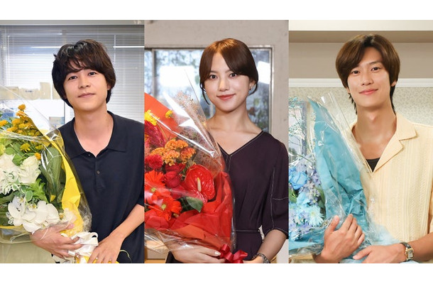 成田凌、清原果耶、ナ・イヌ「初恋DOGs」（C）TBS