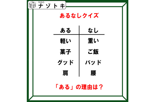 あるなしクイズです！「軽い、ドッグ、菓子にあるものって？」あるの共通点を考えましょう【難易度LV３.・中辛】