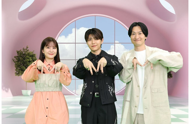 林美桜アナウンサー、若井滉斗、山添寛（C）モデルプレス