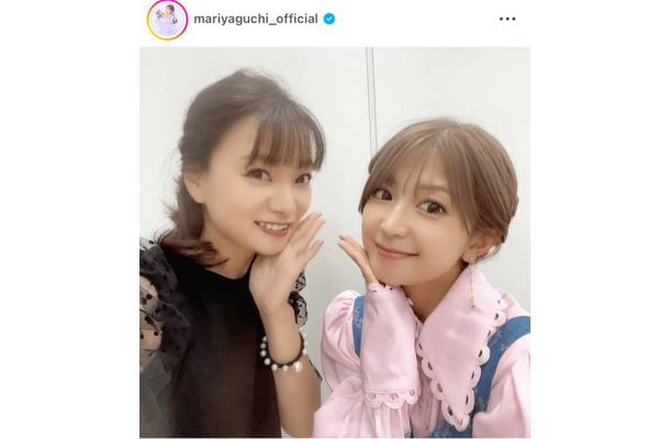 矢口真里、保田圭とのお揃いポーズSHOTに「モー娘。時代から応援してます」「とっても可愛い」の声