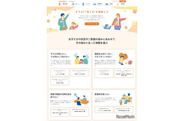 不登校ポータルサイト「あした研究室」