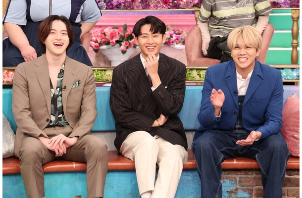 岩崎大昇、猪狩蒼弥、佐々木大光（C）フジテレビ