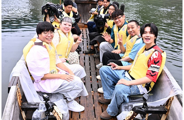 関町知弘、渡辺直美、飯尾和樹、大悟、佐野勇斗（C）TBS