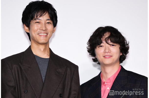 「ひゃくえむ。」公開初日舞台挨拶に出席した松坂桃李、染谷将太(C)モデルプレス