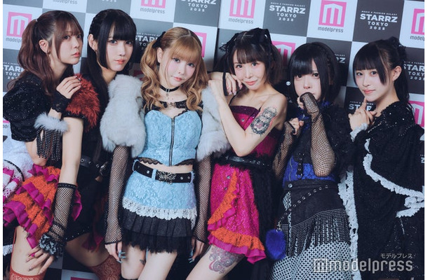 モデルプレスのインタビューに応じた（左から）天國３ゅ姫、千椿真夢、戦慄かなの、大森靖子、猫猫猫はう、荼緒あいみ／ZOCX（C）モデルプレス