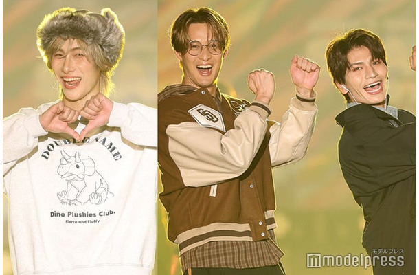 福井巴也、渡辺真、鈴木渉(C)モデルプレス