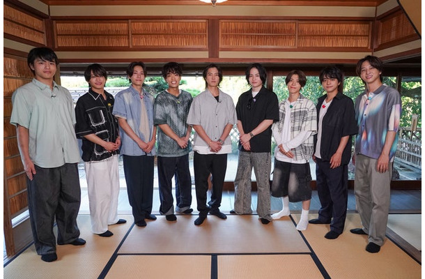 篠塚大輝、猪俣周杜、橋本将生、原嘉孝、山下智久、菊池風磨、松島聡、佐藤勝利、寺西拓人（C）フジテレビ