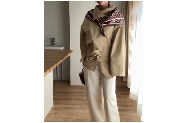 秋アウターは決めた？【ZARA】ショートトレンチのこなれアレンジ【40代の毎日コーデ】