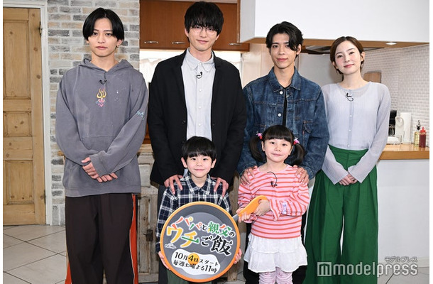 （上段左から）猪俣周杜、白洲迅、松島聡、蓮佛美沙子（下段左から）櫻くん、棚橋乃望ちゃん（C）モデルプレス
