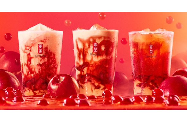 りんごとクランベリー ミルクティー／ティーエード／ジェラッティー（提供写真）
