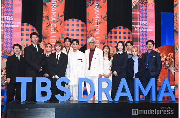 （上段左から）前原瑞樹、青木柚、目黒蓮、松本若菜、向井康二、中村蒼（下段左から）竹内涼真、夏帆、妻夫木聡、佐藤浩市、波瑠、川栄李奈（C）モデルプレス