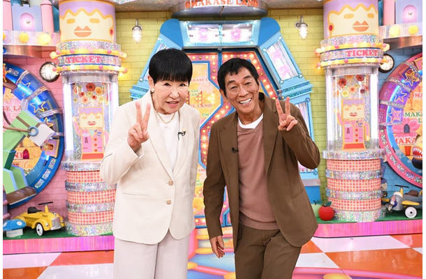 和田アキ子 、明石家さんま（C）TBS