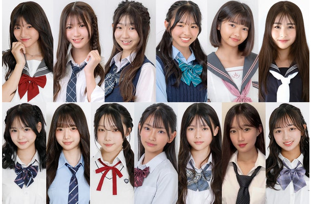 「JCミスコン2025」ファイナリスト/(上段左から)のあ、あいさ、こぶえ、みこと、えま、そら(下段左から)さら、しおん、るう、ほの、あいら、りの、みゆあ(提供写真)