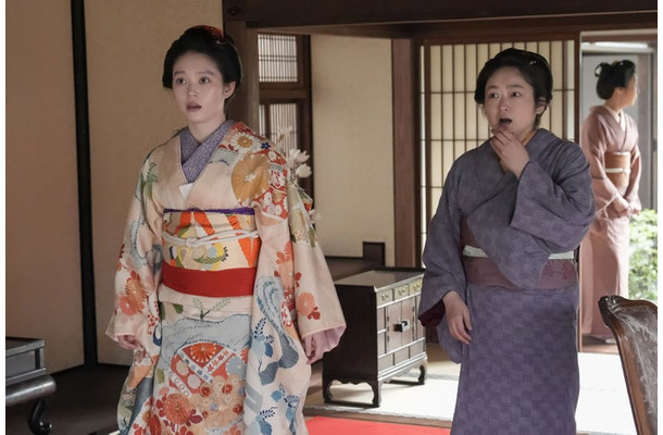高石あかり、池脇千鶴「ばけばけ」第9話（C）NHK