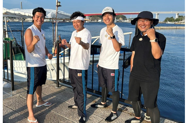 森本慎太郎、城島茂、桝太一、木村尚氏(C)日本テレビ