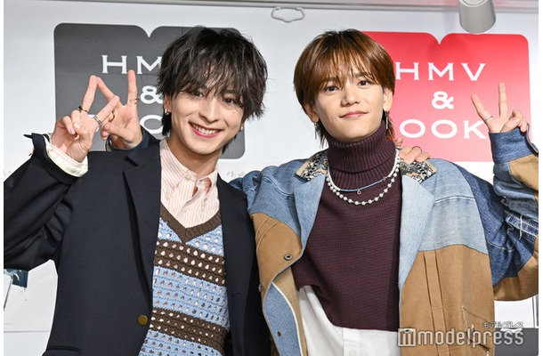 コラボイベントに出席した木村慧人、中島颯太（C）モデルプレス