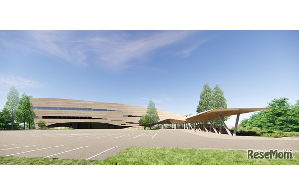 福井県提供（恐竜学部棟の完成イメージ図）