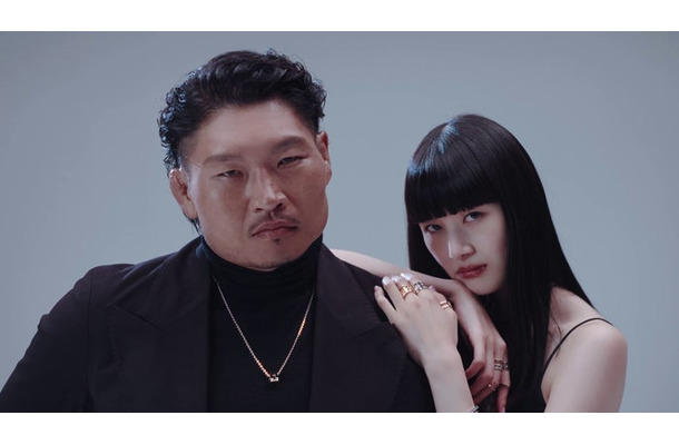 稲垣啓太選手、新井貴子(提供写真)