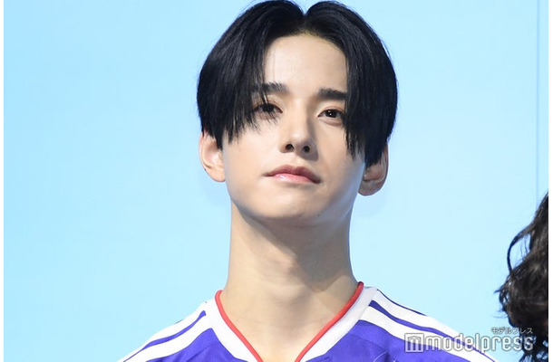 JFA・アディダス「サッカー日本代表 2026」キャンペーン共同発表会に出席した佐藤景瑚（C）モデルプレス