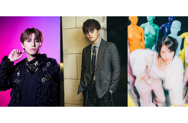 タカシ（松尾太陽）、神山智洋（提供写真）、MOMOKA（C）NO LABEL MUSIC / Sony Music Labels Inc.