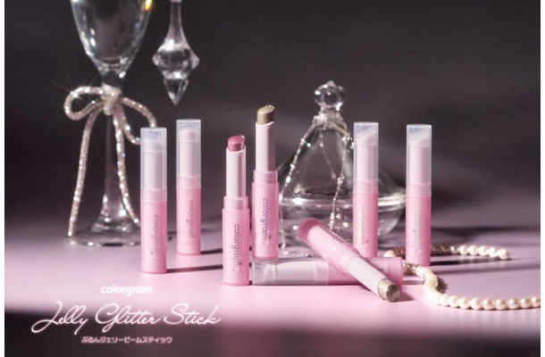 colorgram、目もとや鼻筋にきらめきをプラスする新感覚グリッター「ぷるんジェリービームスティック」発売