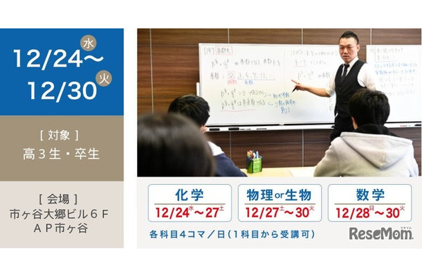 医学部受験 冬期医進特訓