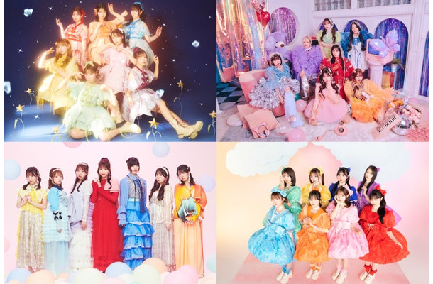 FRUITS ZIPPER、CANDY TUNE、SWEET STEADY、CUTIE STREET(提供写真)