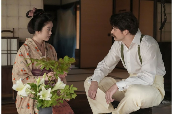 高石あかり、トミー・バストウ「ばけばけ」第39話(C)NHK