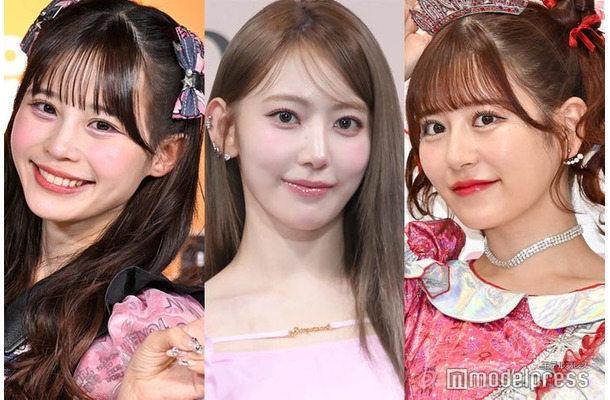 村川緋杏（CANDY TUNE）、SAKURA（LE SSERAFIM）、月足天音（FRUITS ZIPPER）（C）モデルプレス