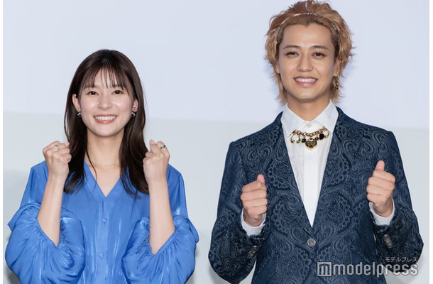 「君の顔では泣けない」公開後御礼舞台挨拶に出席した芳根京子、高橋海人(C)モデルプレス