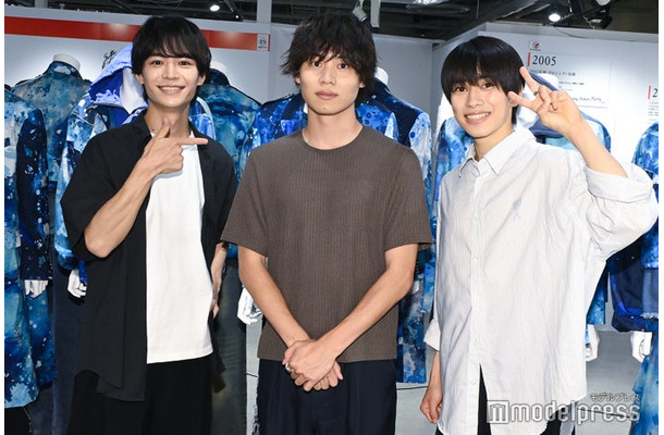「ハンサム展」にサプライズで登場した溝口琢矢、太田将熙、本島純政（C）モデルプレス