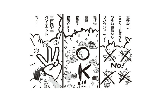 我慢のいらないダイエットなんてあるの?! 揚げ物・お菓子・お酒がオールOKの「3日坊主ダイエット」とは?!【アラフィフ母さんが7kg痩せた！奇跡の仕組みダイエット #８】