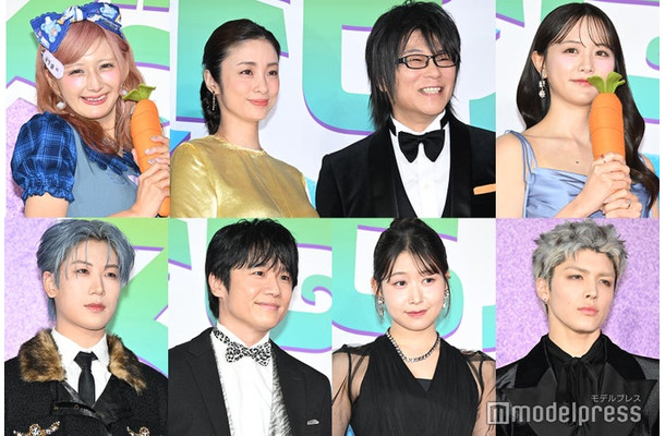 (上段左から)しなこ、上戸彩、森川智之、森香澄(下段左から)HAYATO/MAZZEL、風間俊介、MOMONA/ME:I、MAKI/&TEAM(C)モデルプレス