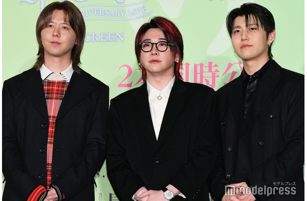 「MGA MAGICAL 10 YEARS SPECIAL GREETING & CINEMA VIEWING ENCORE」舞台挨拶に出席したMrs. GREEN APPLE(C)モデルプレス