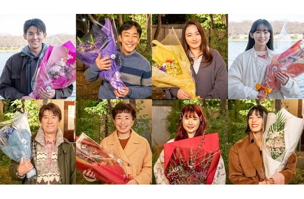 (上段左から)小瀧望、北村有起哉、仲間由紀恵、近藤華(下段左から)草刈正雄、阿川佐和子、小野花梨、石井杏奈(C)フジテレビ