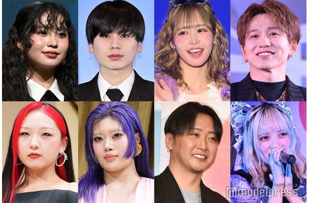 （左から）KOHARU、MANATO、仲川瑠夏、花村想太（下段左から）CHIKA、NAOKO、大野雄大、宮野静（C）モデルプレス