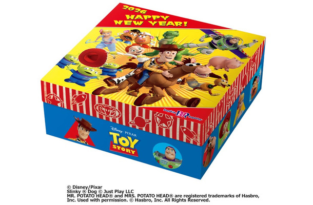 お正月スペシャルセット トイ・ストーリー(C)Disney/Pixar Slinky (R) Dog (C) Just Play LLC MR. POTATO HEAD(R) and MRS. POTATO HEAD(R) are registered trademarks of Hasbro, Inc. Used with permission. (C) Hasbro, Inc. All Rights Reserved.