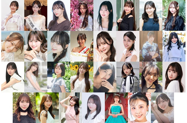 「MISS OF MISS CAMPUS QUEEN CONTEST 2026」出場者(提供写真)