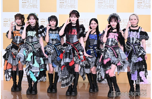 （後列左から）南なつ、福山梨乃、桐原美月、宮野静（前列左から）小川奈々子、立花琴未、村川緋杏／CANDY TUNE（C）モデルプレス