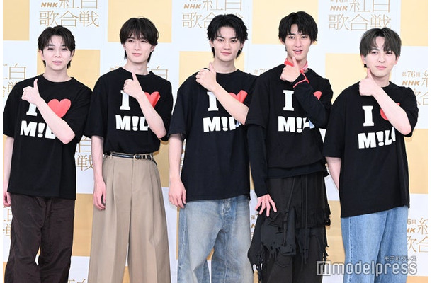 塩崎太智、山中柔太朗、佐野勇斗、曽野舜太、吉田仁人／M!LK（C）モデルプレス